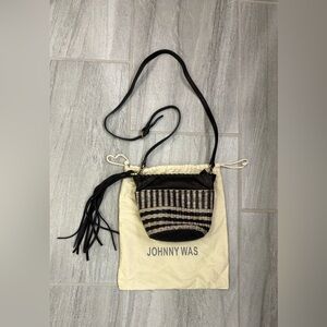 Johnny Was Banda Crochet Bucket Bag